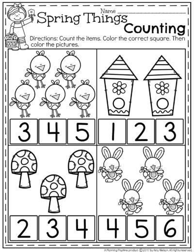  spring preschool worksheets planning playtime fichas fichas de