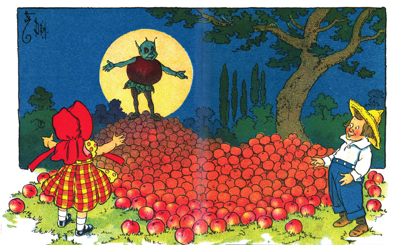 The apples picked