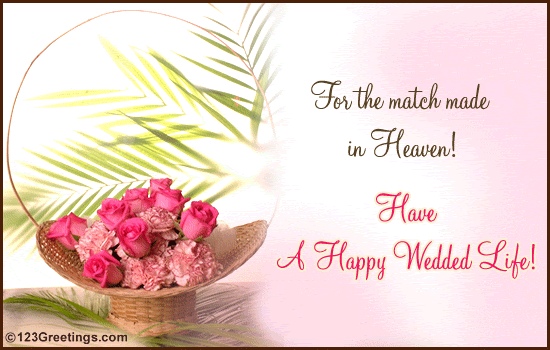For The Newly Weds! Free Flowers & Gifts eCards, Greeting 
