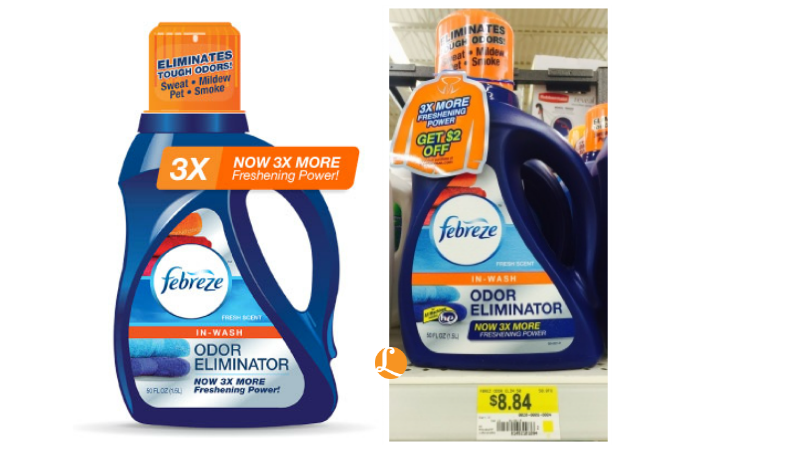 Save $2 on Febreze In-Wash Odor Eliminator at Walmart! | Living Rich ...