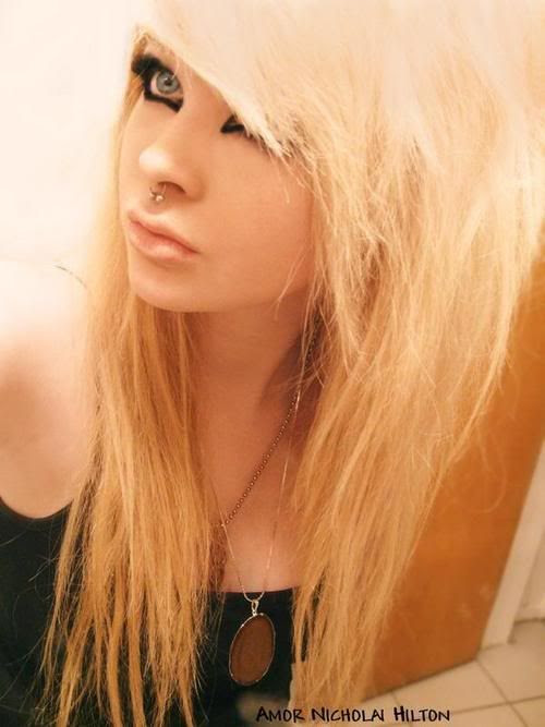Long londe scene hair cuts Black And Blonde Scene Hairstyles. Long londe scene hair cuts
