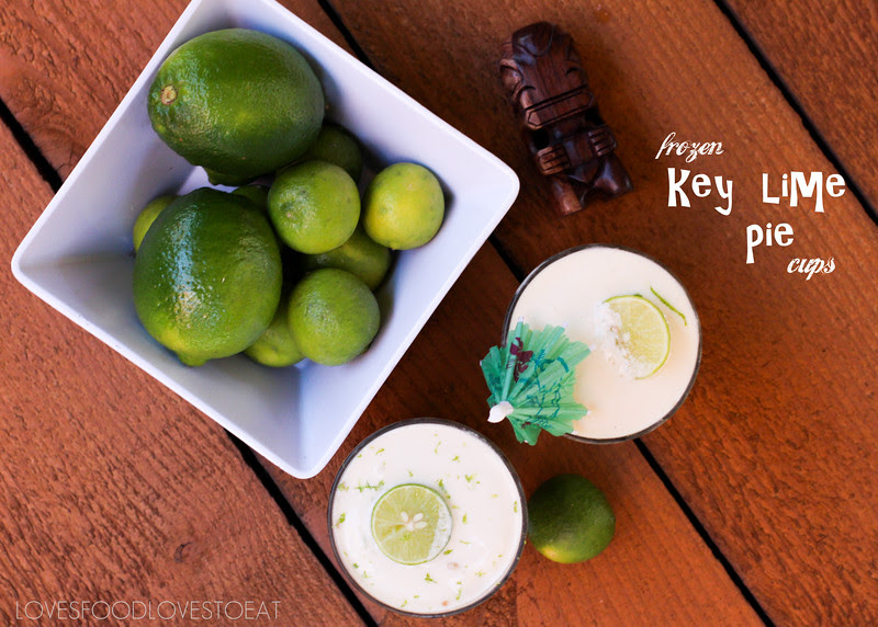 Tiki Week: Frozen Key Lime Pie Cups// Loves Food, Loves to Eat