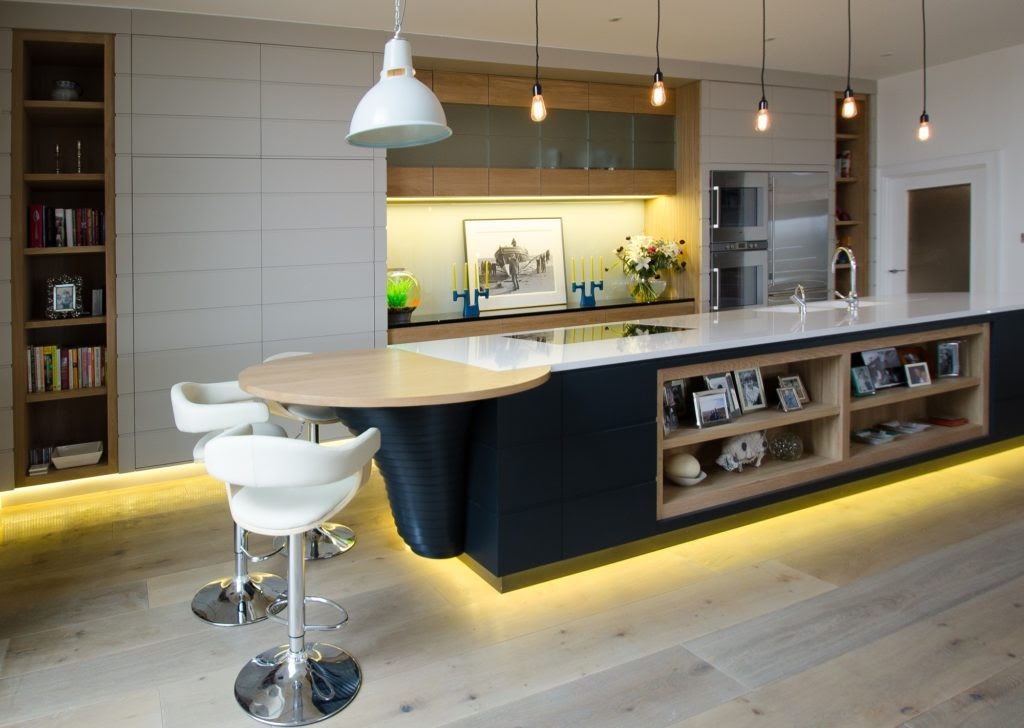 dark kitchen cabinets with darkish floors