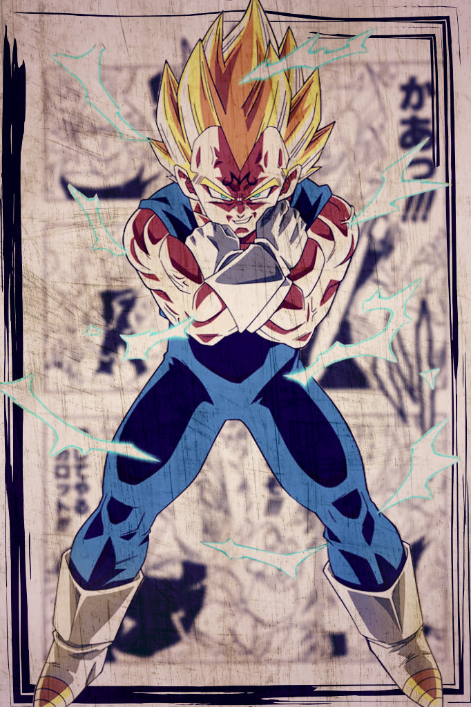Majin Vegeta wallpaper I made : dbz