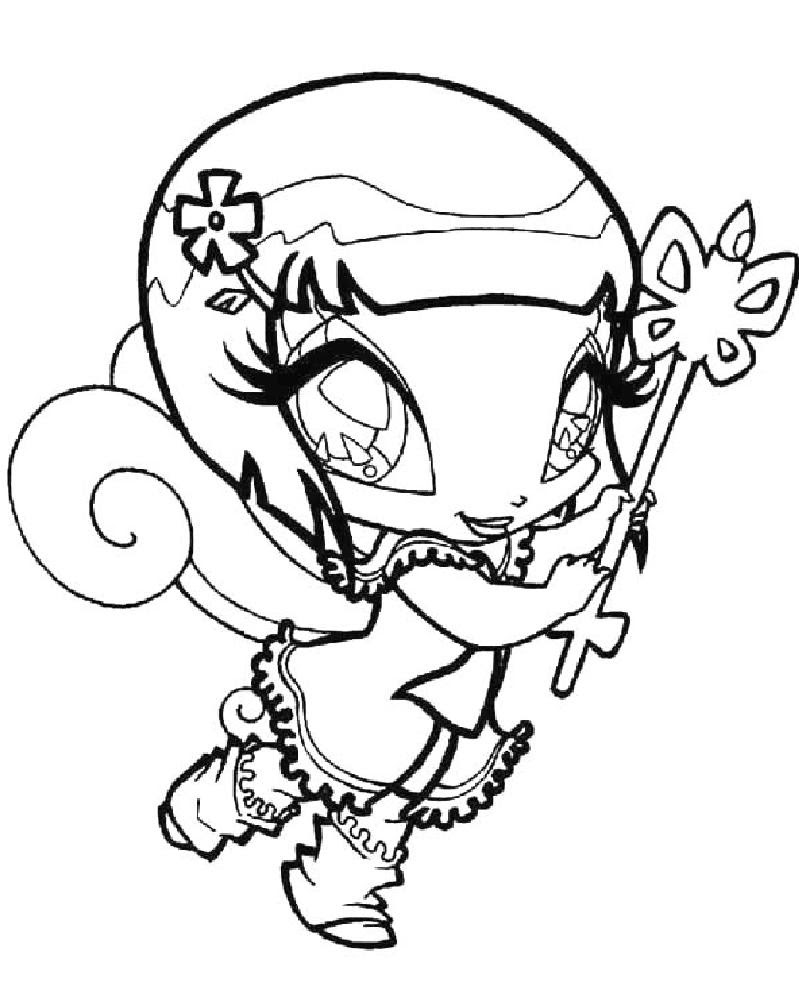 coloriage winx fee