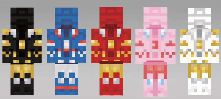 マインクラフト アイアンマンスーツのスキン5種類公開 マイクラモール