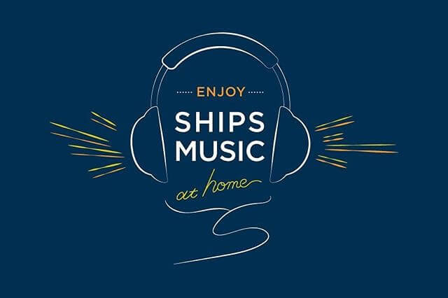 ファッション 音楽 映画 イラスト カジュアル スタイリッシュ おしゃれ ロゴのバナー Ships Music At Home Banner Library