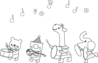 音楽隊 音楽会のイラスト 無料イラスト素材