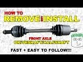 Cv Half Shaft Replacement