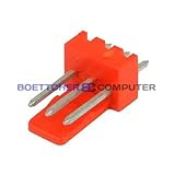 Neutral Fan Power Connector, 3Pin, Stecker, UV-Rot