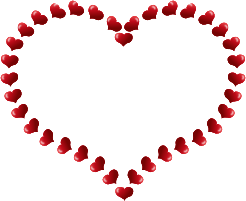 Free Clipart Hearts Border.