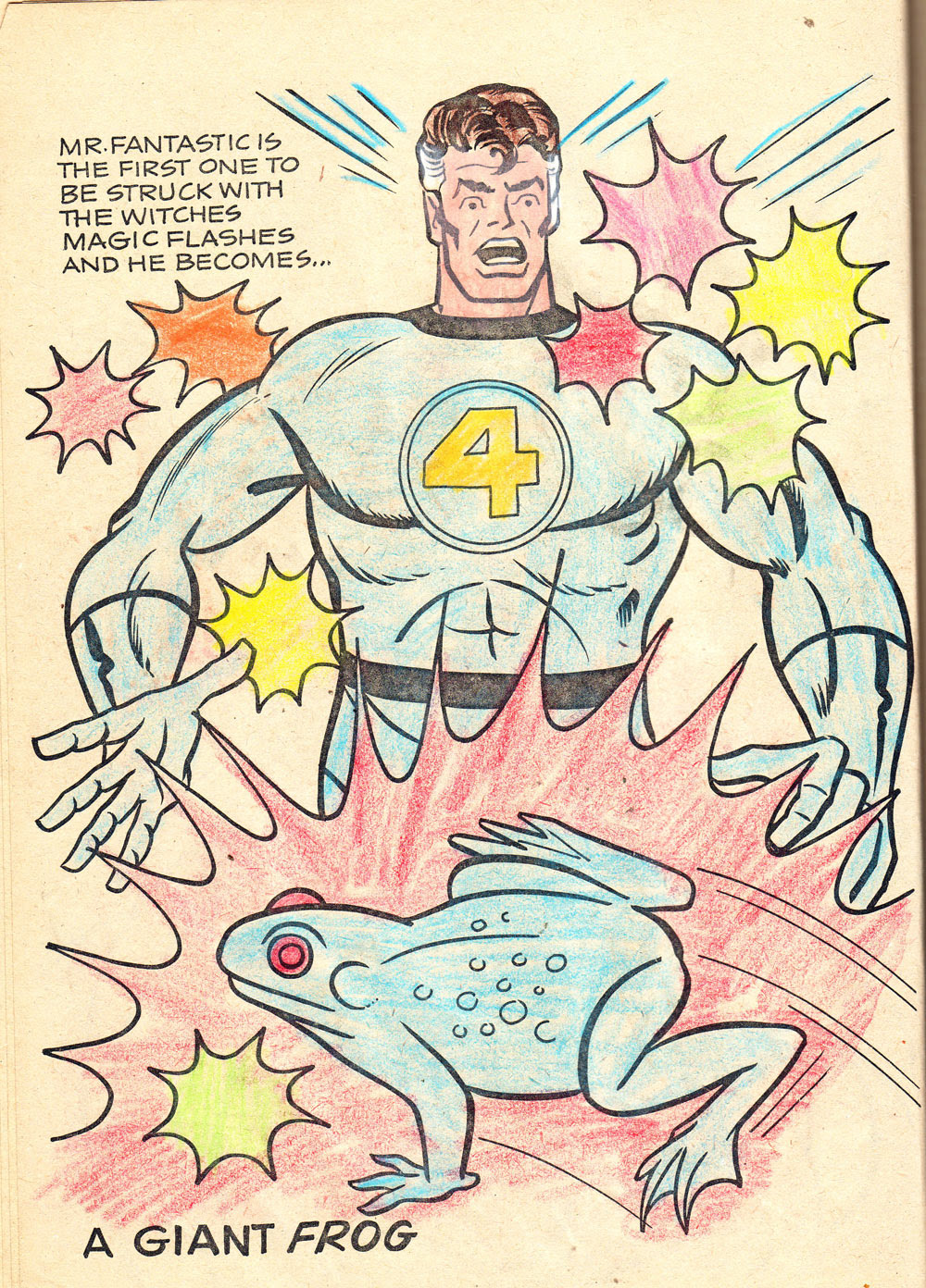 Fantastic Four colouring  book