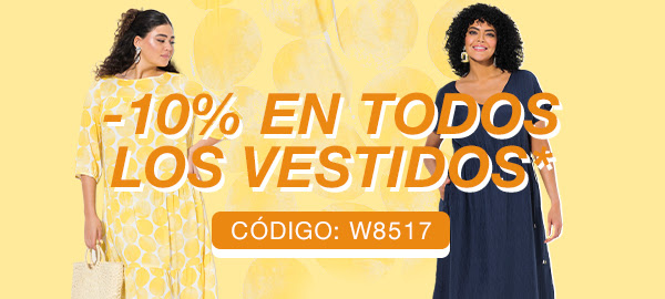 10% de descuento en vestidos