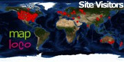 Locations of Site Visitors