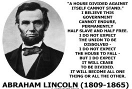 lincoln's house divided speech text