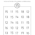 number 15 writing counting and identification printable - number 15 tracing worksheet alphabetworksheetsfreecom