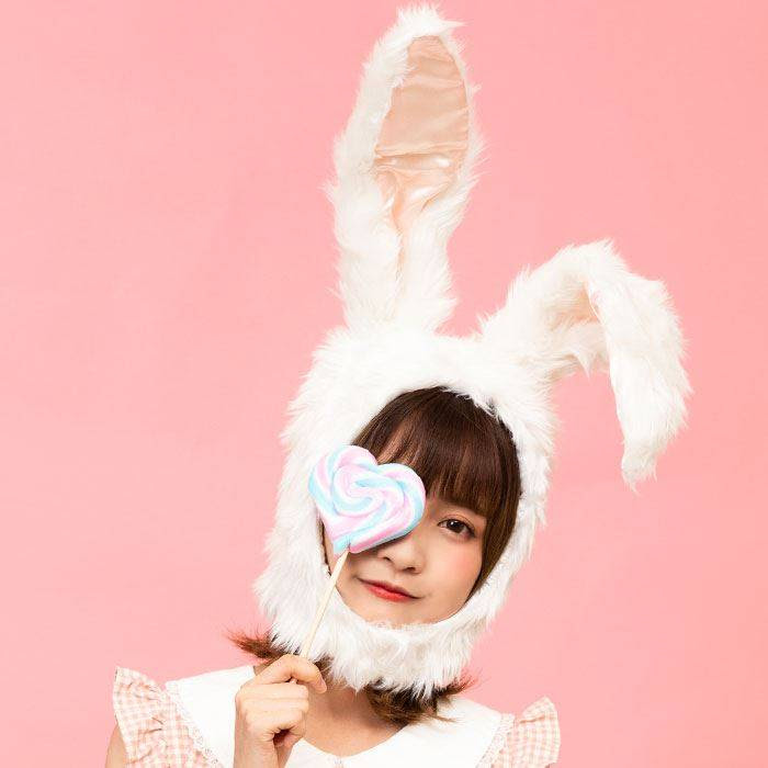 もふもふうさたん かぶりもの うさたん うさぎ ウサギ ウサ耳 うさ耳 ラビット 帽子 仮装