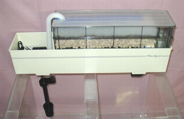 ６０センチ水槽用３段式濾過槽の上部フィルター