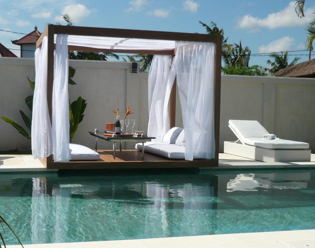 Outdoor Wood Gazebo with Romantic Canopy â Jinday by Senses ...