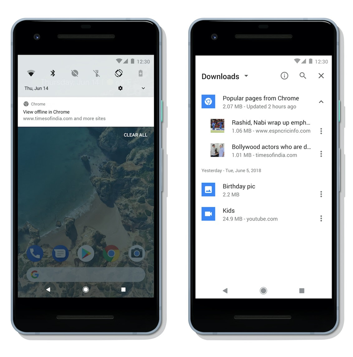 Google Chrome app got a new update to save offline articles
