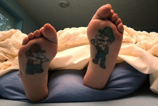 mario-and-luigi-feet-tattoos.jpg. As a member of the first generation to 