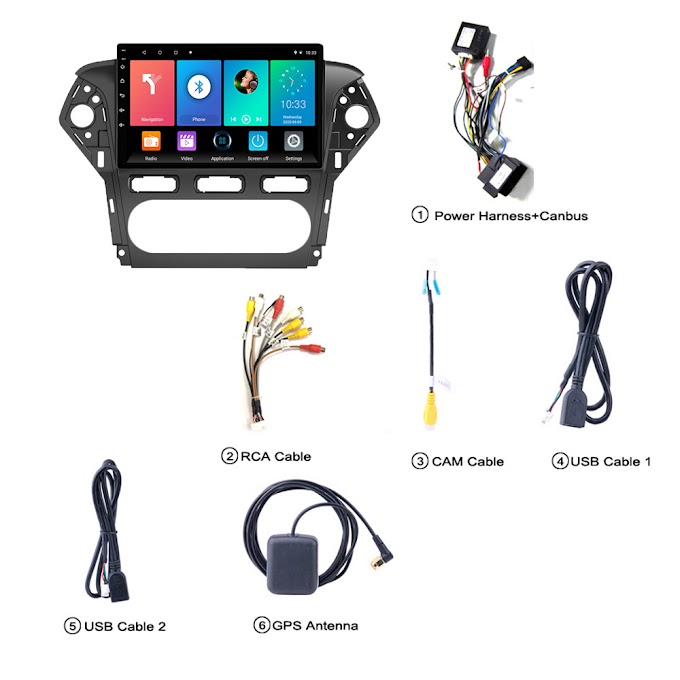 [Promo] For Ford Mondeo 2011-2013 10.1 Inch 2 Din Android Car Radio Stereo WIFI GPS Navigation Multimedia Player Head Unit Autoradio