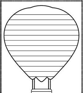Reading Pdf hot air balloon writing page Doc PDF