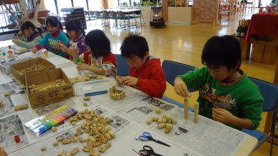 第４回にこにこ子ども教室 コルク何でも工作 岩手 体験学習 森のこだま館