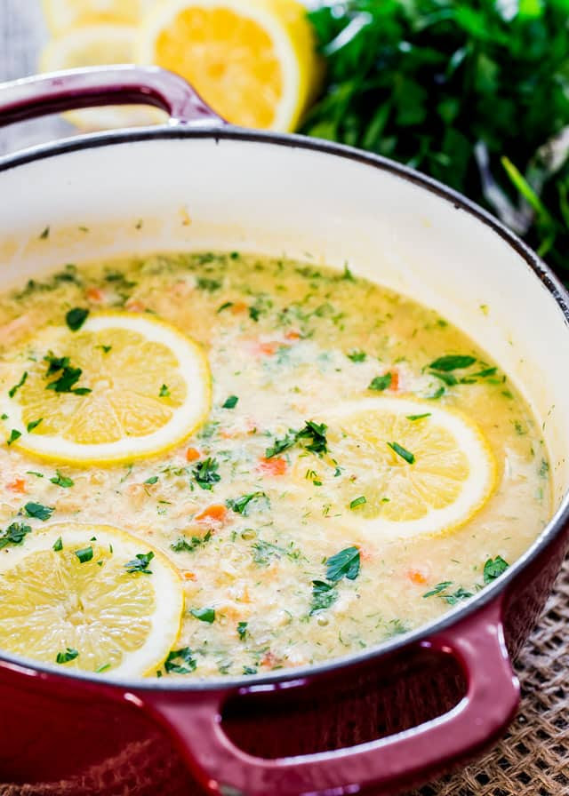 Lemon Rice and Chicken Soup - Jo Cooks