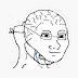 Small Brain Wojak - Brainlet pink wojak market brain.