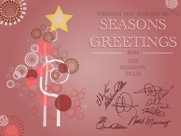 HAPPY HOLIDAY FROM MERROW