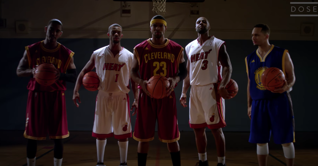 It stars a "cast" of current NBA All-Stars singing the history of the NBA All-Star's storied career.