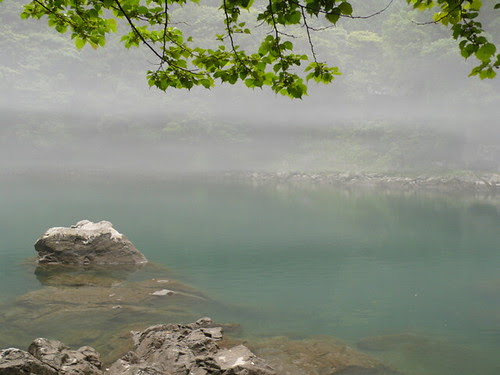 Mist on the Tama River, near Okutama 