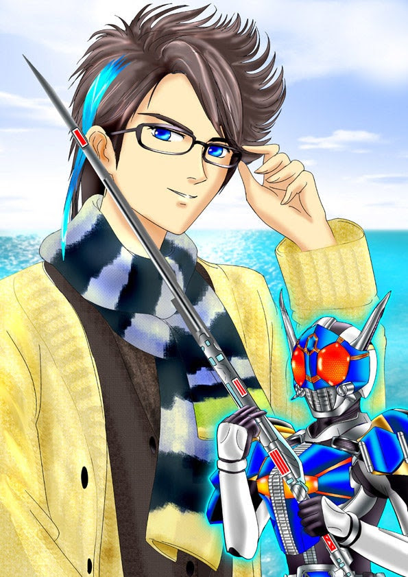 仮面ライダー電王 ｕ良太郎 ロッドフォーム 放送当時描いたイラストですｗ B ルナ ルーンのイラスト集