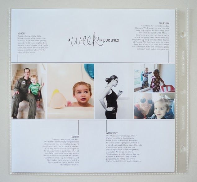 how i will incorporate #decemberdaily in to my PL album next month.