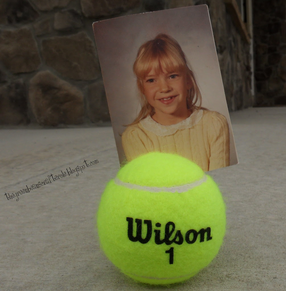 tennis ball picture "frame"