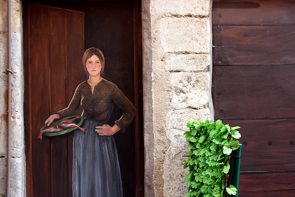 trampantojo en la Puebla Vieja de Laredo