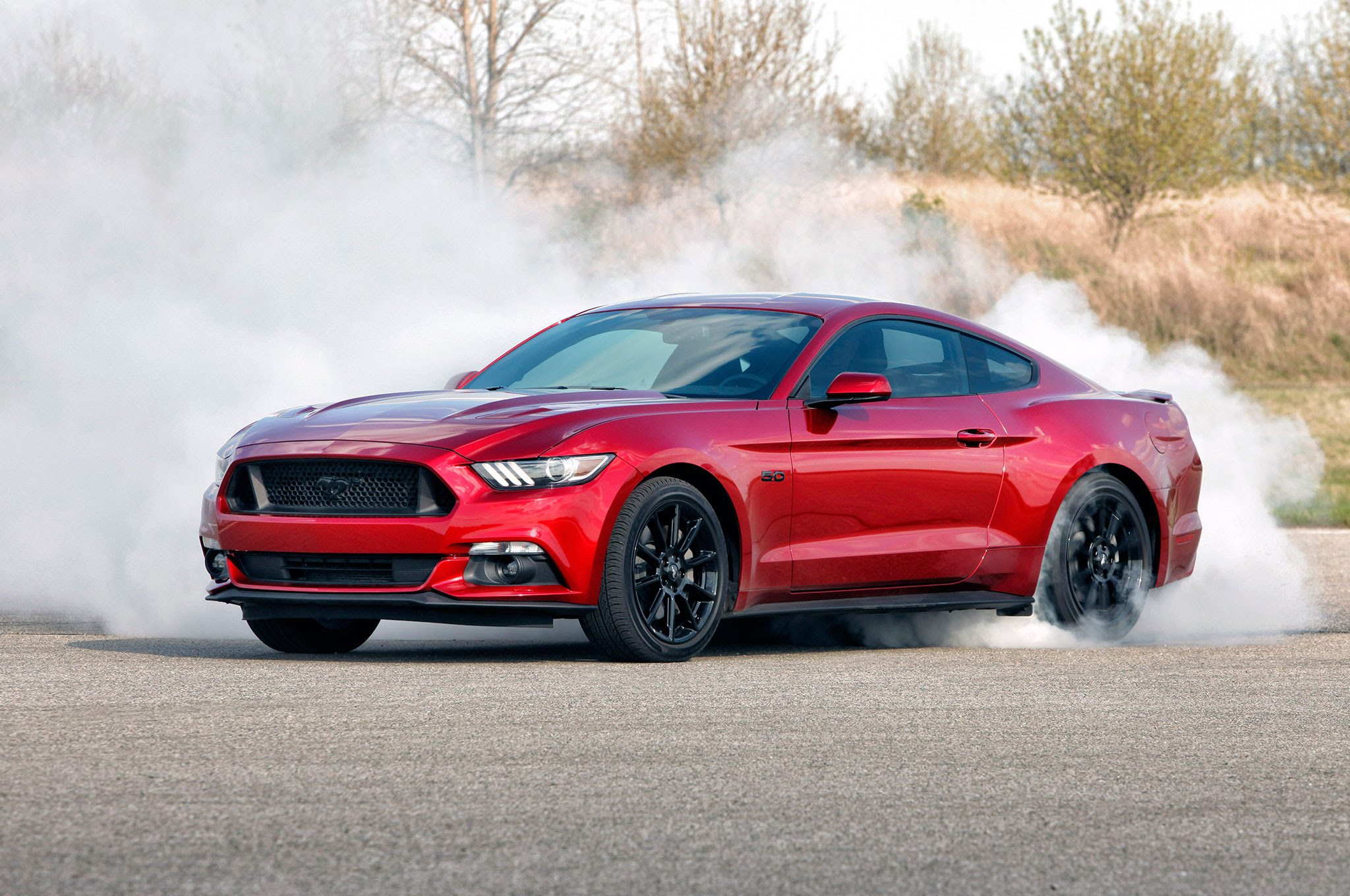 2016-Ford-Mustang-GT-Black-Package-burnout
