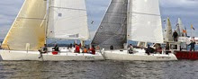 J/105s sailing off Seattle