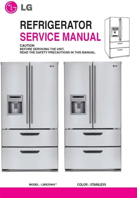 PDF Lg Lmx25964ss Service Manual Repair Guide