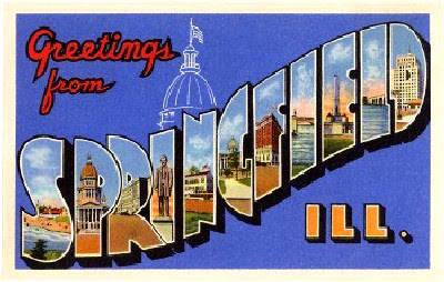 Springfield Illinois Postcard