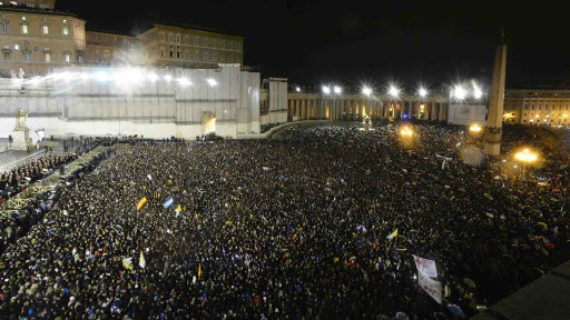 Multidão no Vaticano