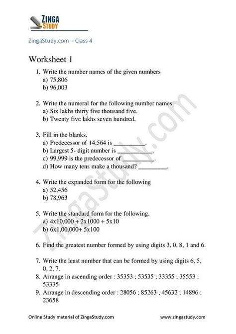  decimals worksheet for grade 4 cbse favorite worksheet class 4 math