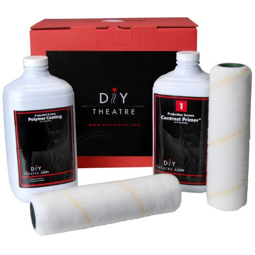 DIY Theatre White Platinum Projector Screen Paint Kit On Sale