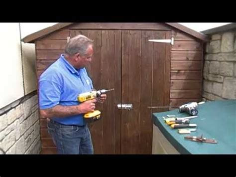 fitting  shed lock      garden shed