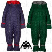 NEW BOYS SNOZU FLEECE LINED QUILTED SNOWSUIT! WINTER SNOWSUIT! VARIETY SZ/COLOR