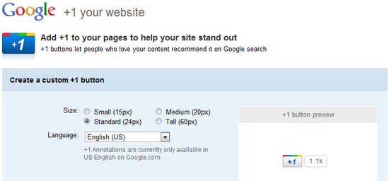 google 1 button png. Add Google +1 Button to