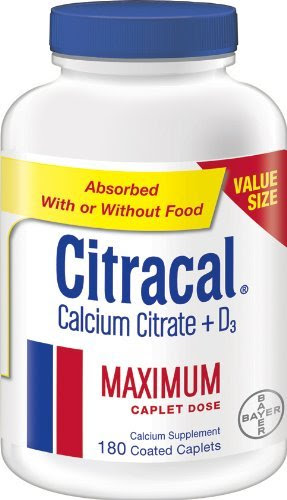 Citracal Maximum Caplets with Vitamin D, 180-Count Bottle