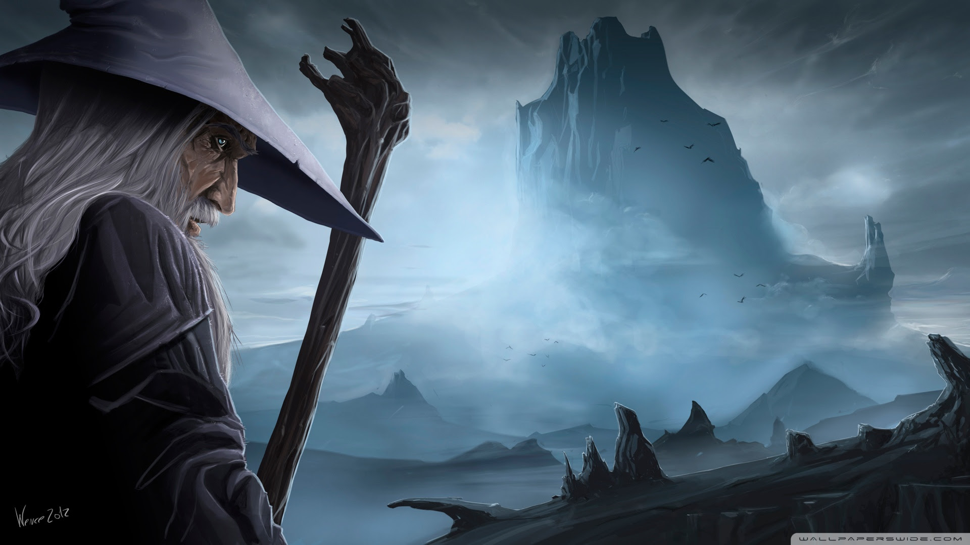 Gandalf And The Lonely Mountain 4K HD Desktop Wallpaper For 4K