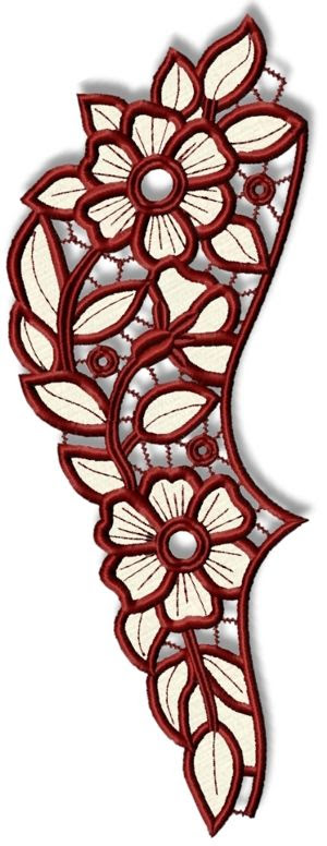  Primrose Cutwork Lace Border